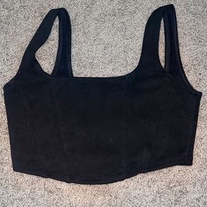 Fashion Nova Black Crop Top Women’s Size Small.